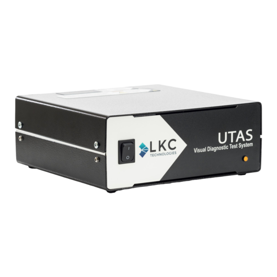 LKC TECHNOLOGIES UTAS Eye Testing Manuals