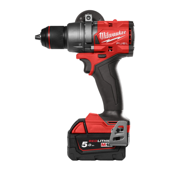 Milwaukee M18 FPD3-502X Original Instructions Manual