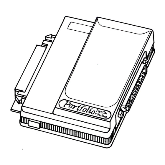 Atari Portfolio 04 Owner's Manual