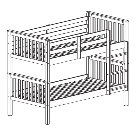 mpd ATHENS QUAD BUNK BED Assembly Instructions Manual