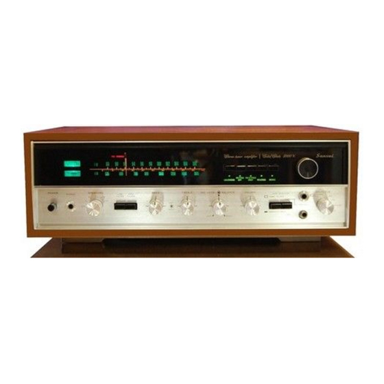 Sansui 5000X Service Manual