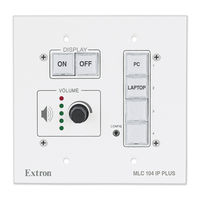 Extron electronics MediaLink Controllers with IP Link MLC 104 IP Plus Setup Manual