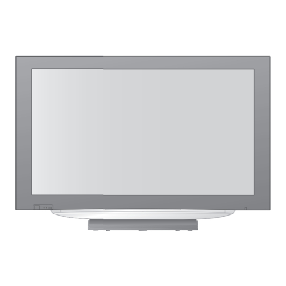 Panasonic Viera TX-37LZD85 Operating Instructions Manual