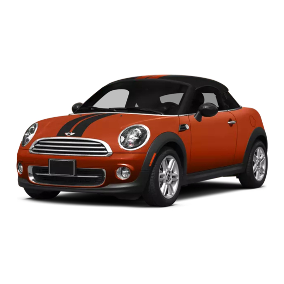 Mini  Coupe Owner's Manual