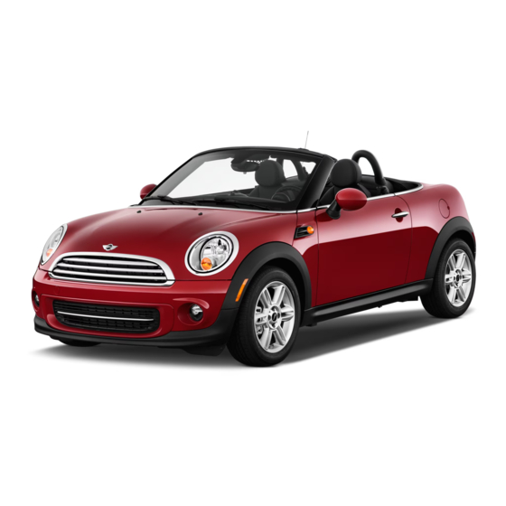 Mini  Coupe Owner's Manual