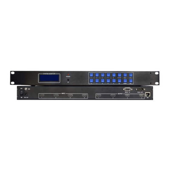 WolfPack HDTVHDMX0404S User Manual