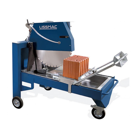 Lissmac DTS 700 Operating Manual
