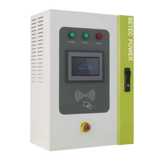Setec Power DC Quick EV Charger Installation Manual