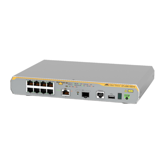 Allied Telesis x330 Series Installation Manual