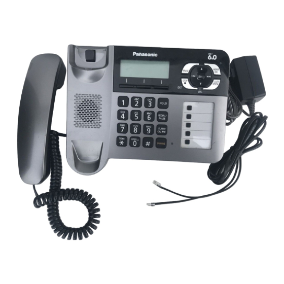 Panasonic KX-TG1061M - Cordless Phone Base Station Manuals