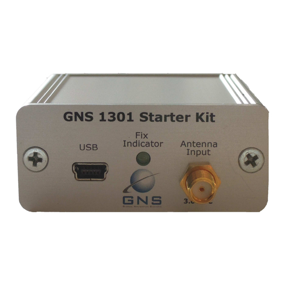 GNS StarterKit GNS 1301 Manuals