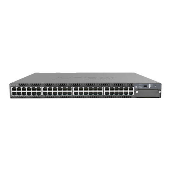 Juniper EX4400 Manuals