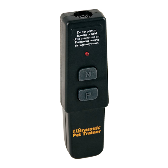 Petsafe Collarless Remote Trainer Operating Manual