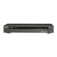 Sony RDR-GX355 - Tunerless DVD Recorder Operating Instructions Manual