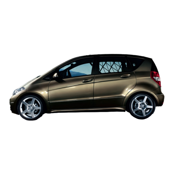 Mercedes-Benz A 160 Owner's Manual