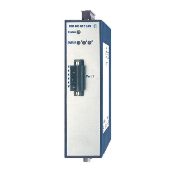 Hirschmann OZD 485 G12 BAS Manual