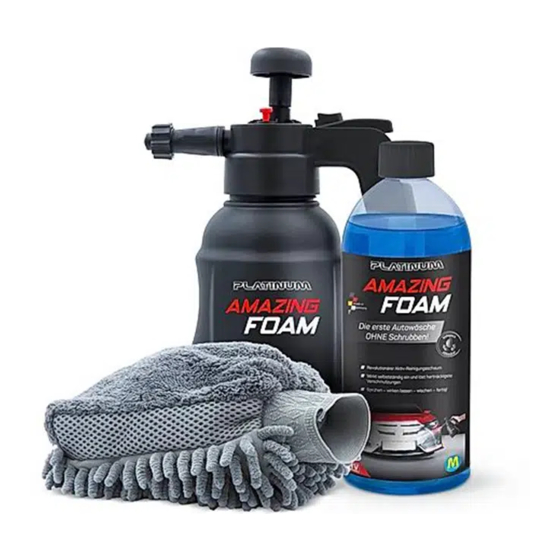 Platinum Amazing Foam Manuals