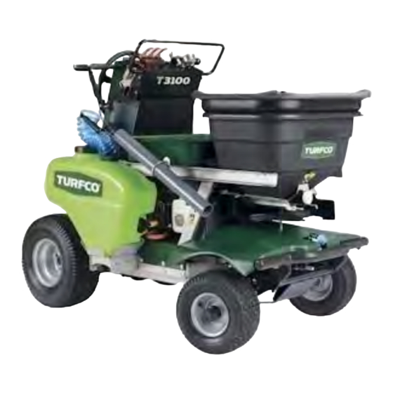 TURFCO T3100 Service Quick Manual