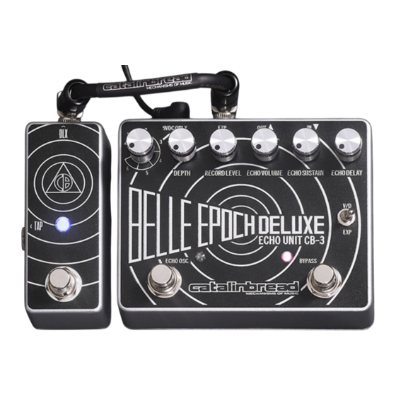 Catalinbread CB TAP Manual