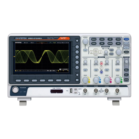 GW Instek MSO-2000EA User Manual