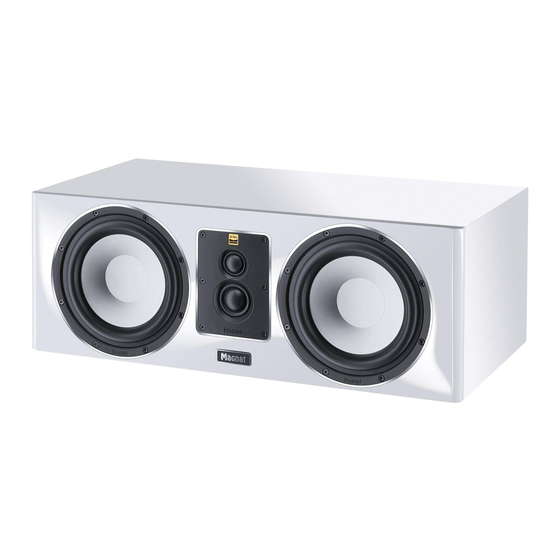 Magnat Audio SIGNATURE 707 Owner's Manual/Warranty Document