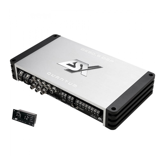 ESX QE80.6DSP Owner's Manual