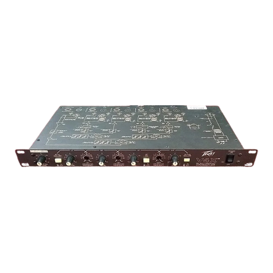 Peavey V4X Owner's Manual