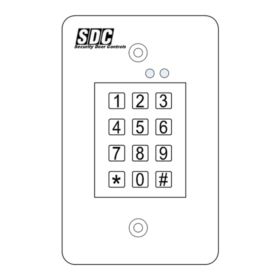 SDC 918 ENTRY CHECK Installation Instructions Manual