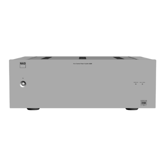 NAD S250 Owner's Manual