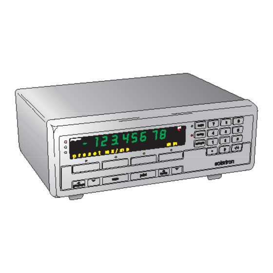 Solartron DR600 Installation Manual