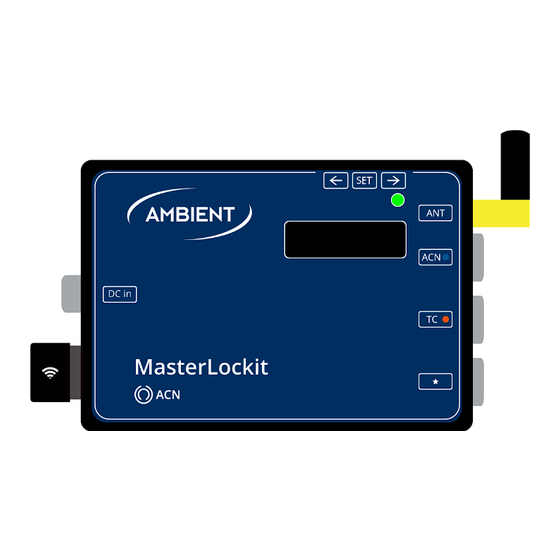 Ambient Lockit Timecode Manual
