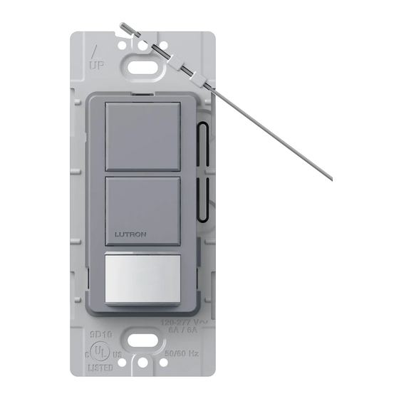 Lutron Electronics Maestro MS-OPS6-DDV Manual