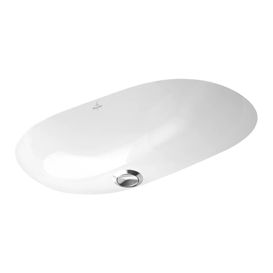 Villeroy & Boch O.NOVO 416250 Installation Instructions
