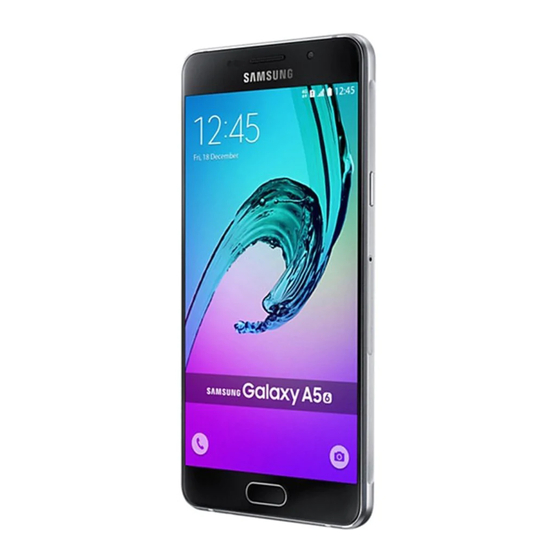 Samsung sm-a5100 Dual SIM Unlocked Manuals