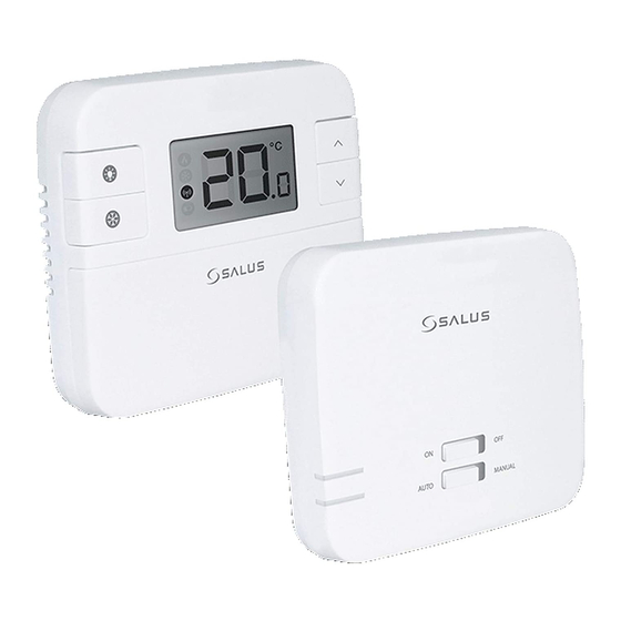 Salus RT310RF Full User Manual