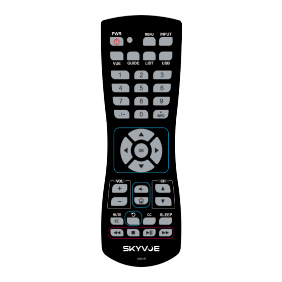 Skyvue 04SI-IR Instructions