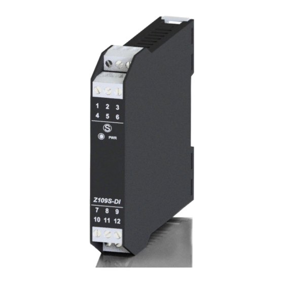 Seneca Z109S-DI Quick Start Manual