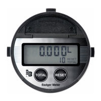 Badger Meter ILR701 User Manual