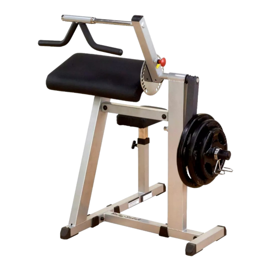 Insportline Body-Solid GCBT-380 User Manual