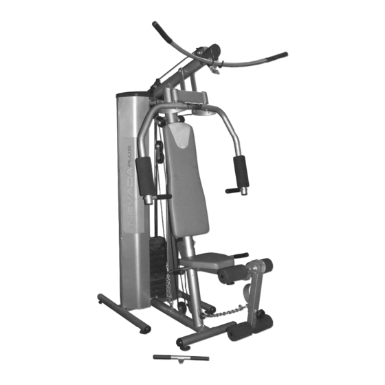 BH FITNESS Nevada Plus G119X Instructions For Assembly And Use