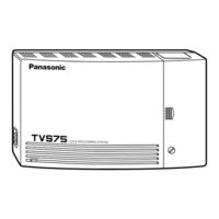 Panasonic KXTVS200 - VOICE MAIL SYSTEM Installation Manual