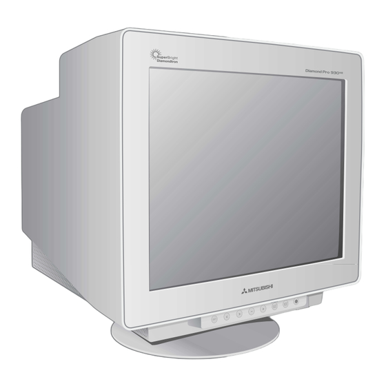 Mitsubishi Diamond Pro 930SB User Manual