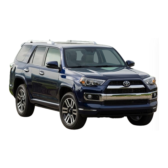 Toyota 2015 4runner Service Manual