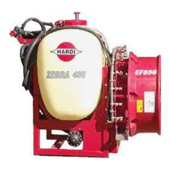 Hardi ZEBRA AXIAL Instruction Book