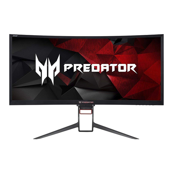 Acer Predator Z35P Manuals