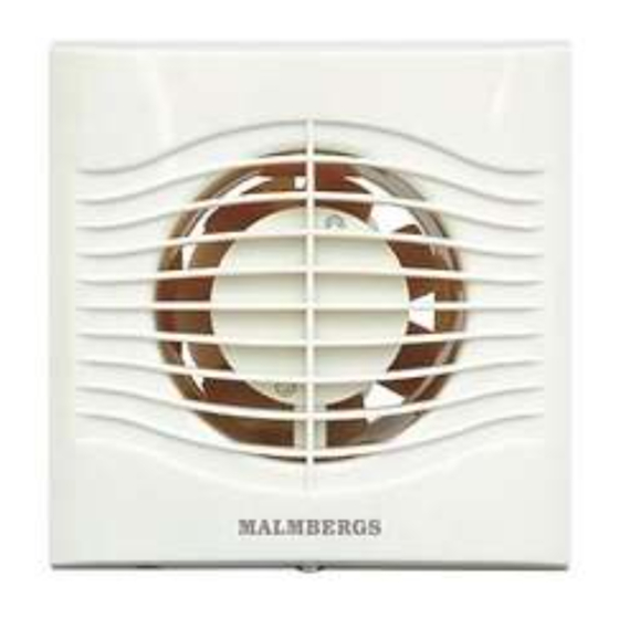 Malmbergs 93 027 80 Instruction Manual