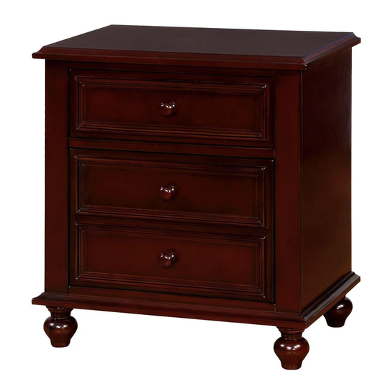 Furniture of America CM7155N Assembly Instructions Manual