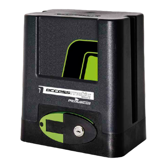 Accessmatic Pitbull 400 Gate Opener Manuals