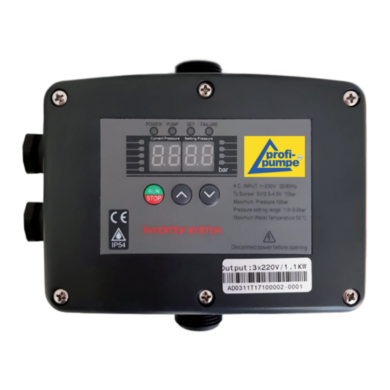 Profi-pumpe PSM01134U Operating Instructions Manual