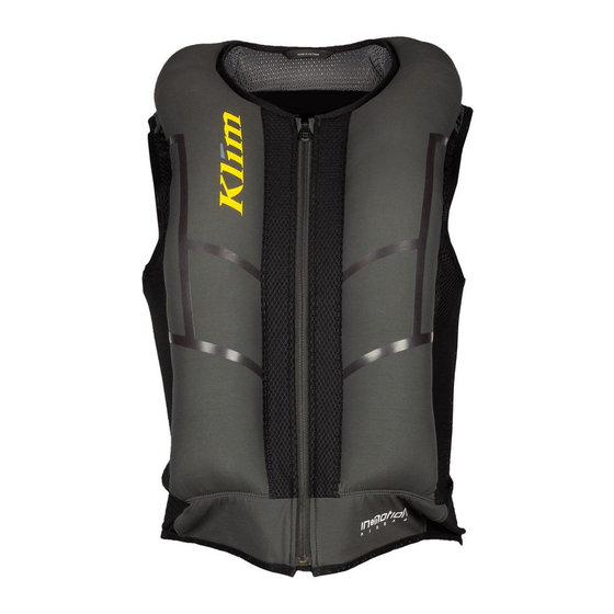 KLIM Ai-1 Airbag Vest User Manual